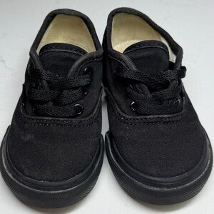 VANS CLASSIC BLACK Sneakers Toddler Size 5